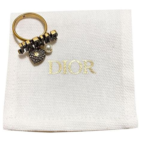 bague christian dior femme|bague dior dorée.